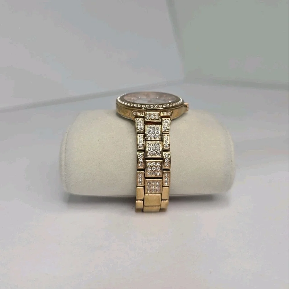 Armitron Women's Genuine Crystal Accented Bracelet Watch 75/5317AMPRG